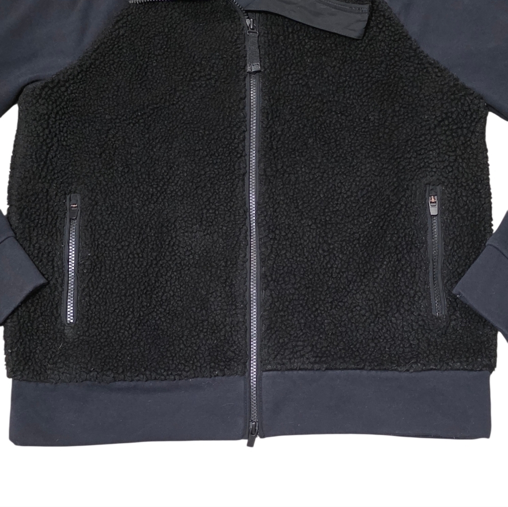 Athleta Range Cozy Sherpa Fleece Full Zip Outdoor Jacket Womens Size - Picture 4 of 9